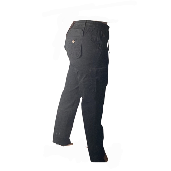Womens's Four Steeds Black Cargo Pants SKU B03 - Picture 13 of 16